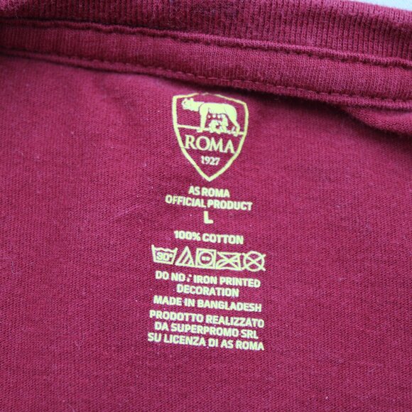 AS Roma Shirt - Paulo Dybala team logo graphic - Men's Large - Picture 8 of 8